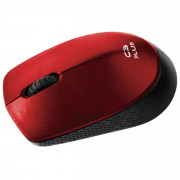 Mouse Sem Fio C3 Plus, 3 Botões, 1000DPI, Vermelho e Preto - M-W17RD