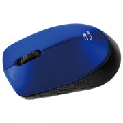 Mouse Sem Fio C3 Plus, 3 Botões, 1000DPI, Azul e Preto - M-W17BL