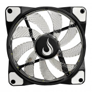 Cooler FAN Rise Mode Wind W1 120mm LED Branco - RM-WN-01-BW