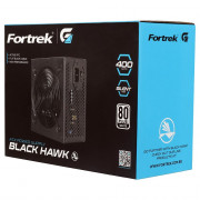 Fonte Fortrek 400W, Black Hawk, 80 Plus ATX White, Bivolt, Preto - 70458