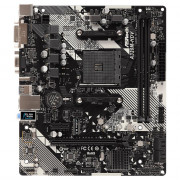 Placa Mãe ASRock A320M-HDV R4.0, AMD AM4, DDR4, USB 2.0, VGA DVI HDMI