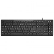 Teclado K-Mex Slim, Multimídia, USb, Preto - KB-6928