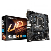 Placa Mãe Gigabyte H510M H, Chipset H510, Intel LGA 1200, DDR4, mATX, USB 3.0, HDMI/VGA