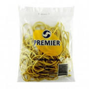 Liga Elastico Premier, Super Resistente, 120 UND, 100G, Amarela - 000085