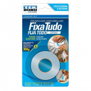 Fita Espuma Dupla Face Tekbond, Fixa Tudo, 12MM x 1,5M, Azul - 1560204