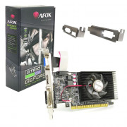 Placa de Vídeo Afox GT 610, NVIDIA GeForce 1GB, DDR3, 64Bit, Low Profile, VGA DVI HDMI  - AF610-1024D3L5