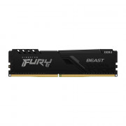 Memória Kingston Fury Beast, RGB, 16GB, 2666MHz, DDR4, CL16, Preto - KF426C16BB/16