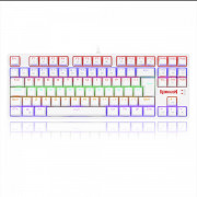 Teclado Mecânico Gamer Redragon Daksa, Rainbow, Switch Red Removíveis, ABNT2, Branco - K576W-R (PT-RED)