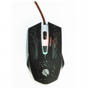Mouse Gamer Hayom, 6 Botões, 2400DPI, Com LED, Preto - MU-2911