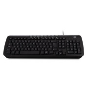 Teclado Multimídia Maxprint Classic, USB,  Preto e Prata - 6013519