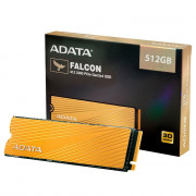 SSD Adata Falcon, 512GB, M.2 PCIe, Leitura 3100MB/s, Gravação 1500MB/s - AFALCON-512G-C