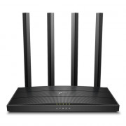 Roteador Wireless TP-Link Archer C6 AC1300, MU-Mimo V3 Full Gigabit 10/100/1000MBPS, 4 Antenas, Preto