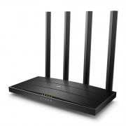 Roteador Wireless TP-Link Archer C6 AC1300, MU-Mimo V3 Full Gigabit 10/100/1000MBPS, 4 Antenas, Preto