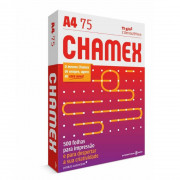 Papel Chamex A4 75G Branco, Resma 500 Folhas 210x297mm Office