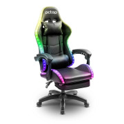 Cadeira Gamer PCTOP R1006E Starlight, RGB, Com Altura de Ajuste, Preto - R1006E