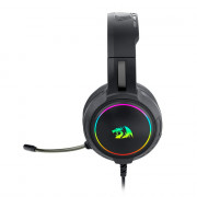 Headset Gamer Redragon Mento, RGB, Drivers 50mm, USB e P2, Preto - H270-RGB