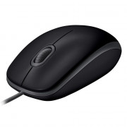 Mouse Logitech M110, Com Clique Silencioso, Design Ambidestro e Facilidade Plug and Play, USB, Preto - 910-006756