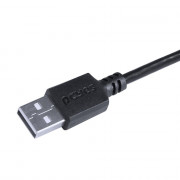 Cabo PCYes para Smartphone Micro USB para USB A 2.0, 50cm, Preto - PMUAP-05