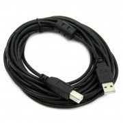 Cabo Para Impressora USB 2.0 A (M) X B (M) 1.5 Metros Com Filtro, Preto - CB-01