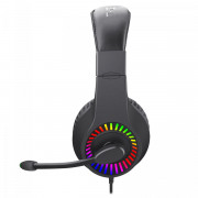 Headset Gamer T-Dagger Caspian, 3.5mm + USB, Múltiplas Plataformas, RGB, Black - T-RGH211