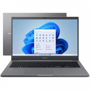 Notebook Samsung Book Intel Core i3 4GB 256GB SSD 15,6” Full HD Windows 11 Cinza Chumbo - NP550XDA-KV3BR
