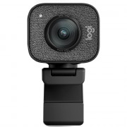 Webcam Full HD Logitech StreamCam Plus com Microfone, Conexão USB-C e Tripé Incluso, Compatível, Capture - 960-001280