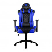 Cadeira Gamer ThunderX3 TGC12, PT/AZ, Preto/Azul