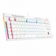 Teclado Mecânico Gamer Redragon Magic-Wand PRO RGB, RGB, Switch Vermelho, ABNT2, Branco - K587W-RGB-PRO (PT-RED)