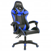 Cadeira Gamer PCTOP Strike SE1005, Com Altura Ajustável, Reclinável, Preto e Azul - Strike SE1005