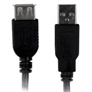 Cabo Extensor USB A Macho x A Fêmea, Plus Cable, 1,80 Metros - PC-USB1802