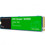 SSD WD Green SN350, 1TB, M.2 2280, PCIe, NVMe, Leitura: 3200MB/s, Gravação: 2500MB/s, Verde - WDS100T3G0C