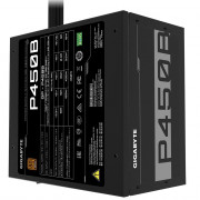 Fonte Gigabyte 450W, 80 Plus Bronze, PFC Ativo, Com Cabo, Bivolt, Preta - GP-P450B