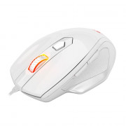 Mouse Gamer Redragon Tiger 2, LED Vermelho, 3200 DPI, USB, Ergonômico, Branco Lunar White - M709W