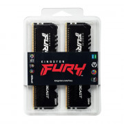 Memória Kingston Fury Beast, RGB, 16GB (2x8GB), 3600MHz, DDR4, CL17, Preto - KF436C17BBAK2/16
