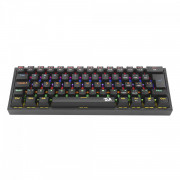 Teclado Mecânico Gamer Redragon Fizz, RAINBOW, Switch Brown, ABNT 2, Black, K617-R-B (PT-BROWN)