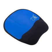 Mousepad com Apoio de Pulso em Gel Antibacteria Maxprint, Azul - 60000075