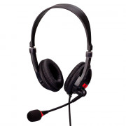 Headphone Hayom Office, com Microfone, 2 p2 3,5MM, Preto - HF2211