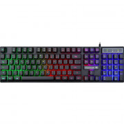 Teclado Gamer Fortrek Blackfire New, Led Rainbow, Teclas Multimídia, Preto - 75857