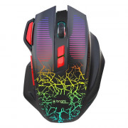 Kit Teclado e Mouse Gamer V Bright, USB, LED 7 Cores, Plug And Play, Preto - 594