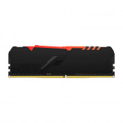 Memória Kingston Fury Beast, RGB, 8GB, 3200MHz, DDR4, CL16, Preto - KF432C16BBA/8