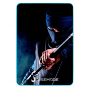 Mousepad Gamer Rise Mode Ninja, Medio 210x290mm, Borda Costurada - RG-MP-04-NJA