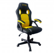 Cadeira Gamer Bright 03, Preto e Amarelo - 0605