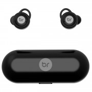 Fone de Ouvido Bluetooth Bright, Blacksound, Intra-auricular Com Microfone, Preto - 0514