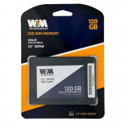 SSD Win Memory, 120GB, SATA, Leitura 520Mb/s, Gravação 540Mb/s, Preto - SWR120G-DS1