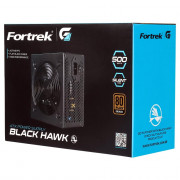 Fonte Fortrek 500W, Black Hawk, 80 Plus Bronze, PFC Ativo, Bivolt, Preto - 70459