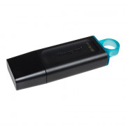 Pen Drive DataTraveler Exodia 64GB Kingston com Conexão USB 3.2, Preto/Azul - DTX/64GB