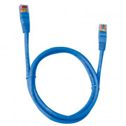 Cabo De Rede UTP Patch Cord, RJ45, Cat5e, 2.5 Metros, Azul, Plus Cable - CAT5E25BL