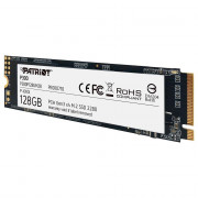 SSD Patriot, P300, 128GB, M.2 2280 NVME PCIE, GEN3 X4, Leitura: 2100MB/s, Gravação: 1100MB/s - P300P128GM28