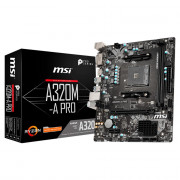 Placa Mãe MSI A320M-A Pro, AMD AM4, m-ATX, DDR4