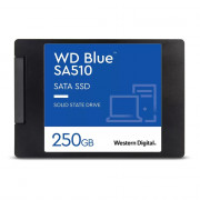 SSD 250GB WD Blue, SATA, Leitura: 555MB/s e Gravação: 440MB/s - WDS250G3B0A